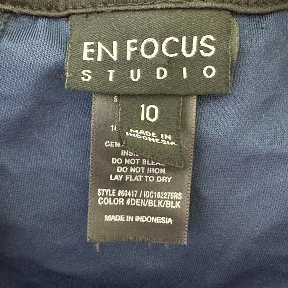 Enfocus Studio Dress Womens 10 Blue Damask Cut Out Velvet Fit & Flare Halter - Picture 5 of 12